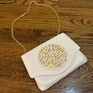 Morris Moskowitz Vintage Leather Studded Shoulder Bag